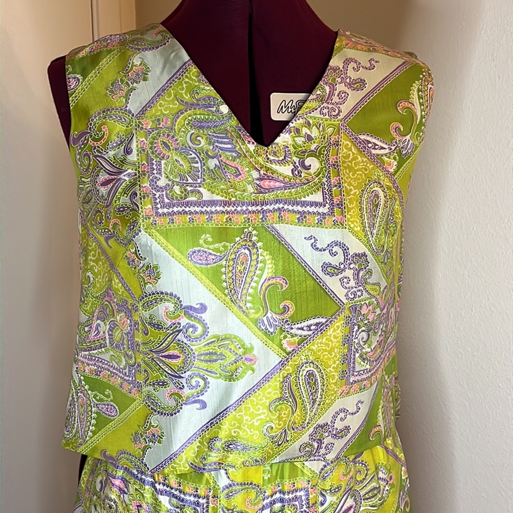 Alex Coleman Vintage matching sleeveless top and culottes set